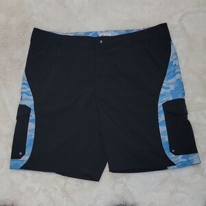 World Wide Sportsman Men's Quick Dry Utilty Style Lightweight Board Shorts Sz 44